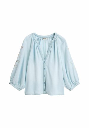 Desigual, LONG SLEEVE BLOUSE - Blusa - blue