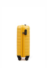 WITTCHEN SMALL SUITCASE WITH LUGGAGE TAG FROM ABS - Trolley - yellow