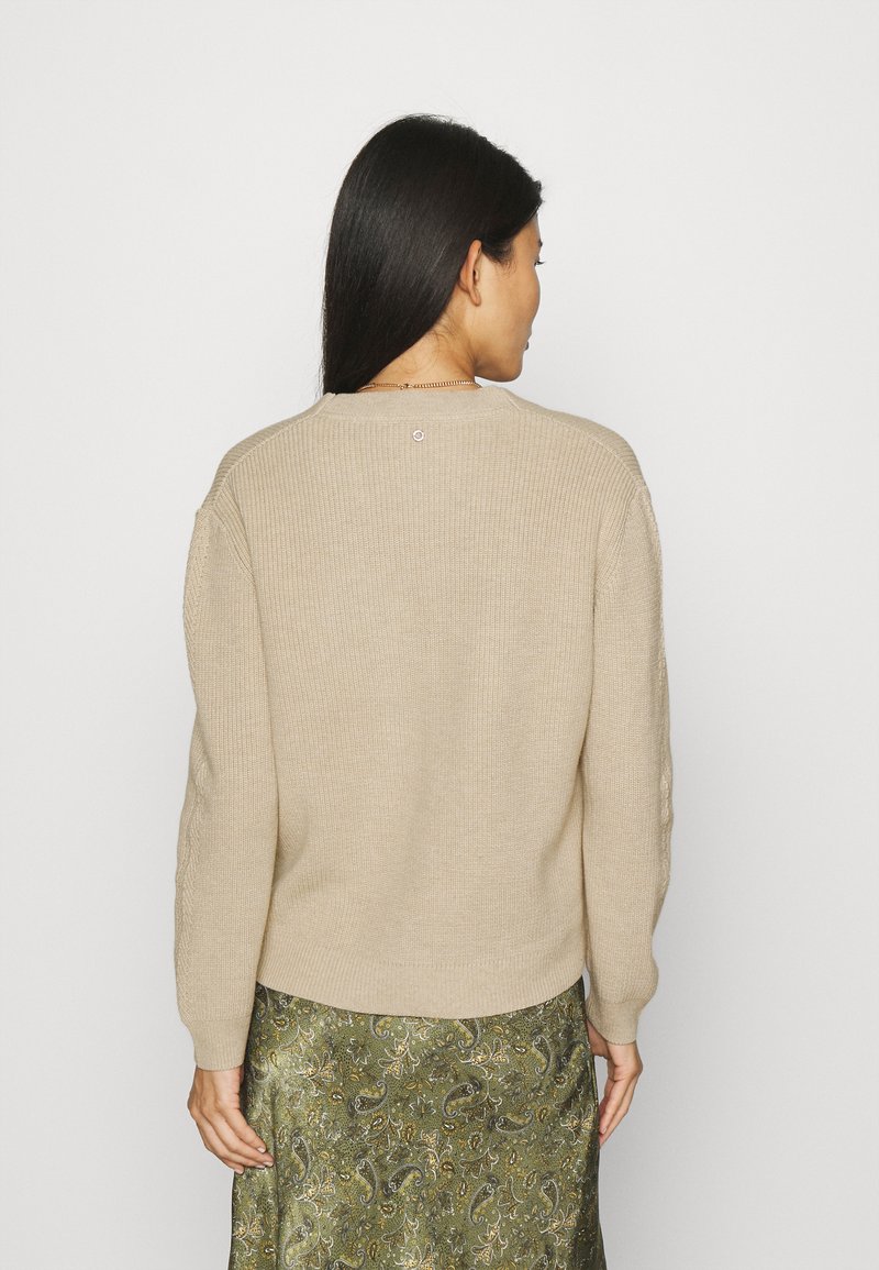 Damen Strickjacken | s.Oliver Strickjacke beige - KN00856 Damen Strickjacken | s.Oliver Strickjacke beige - KN00856