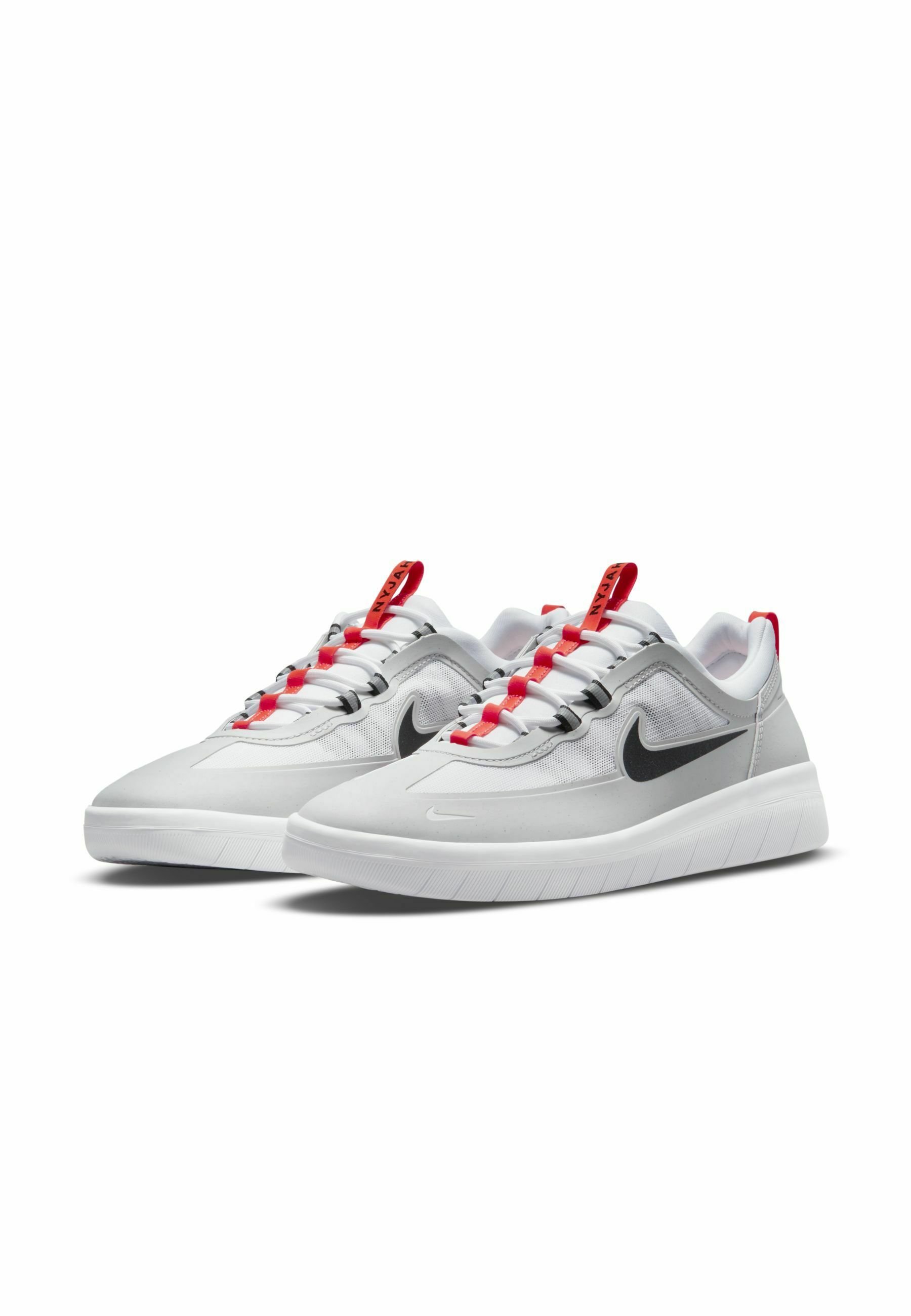 Nike SB Sneakers laag - neutral grey/white/bright crimson/black/Lichtgrijs  - Zalando.nl