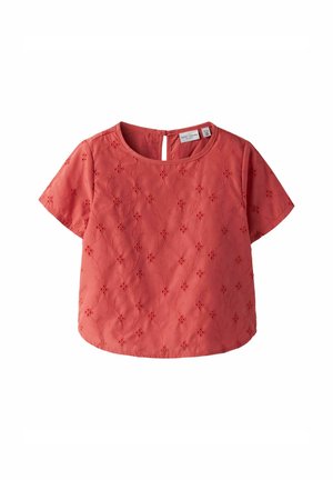 KURZARM - Blouse - spiced coral