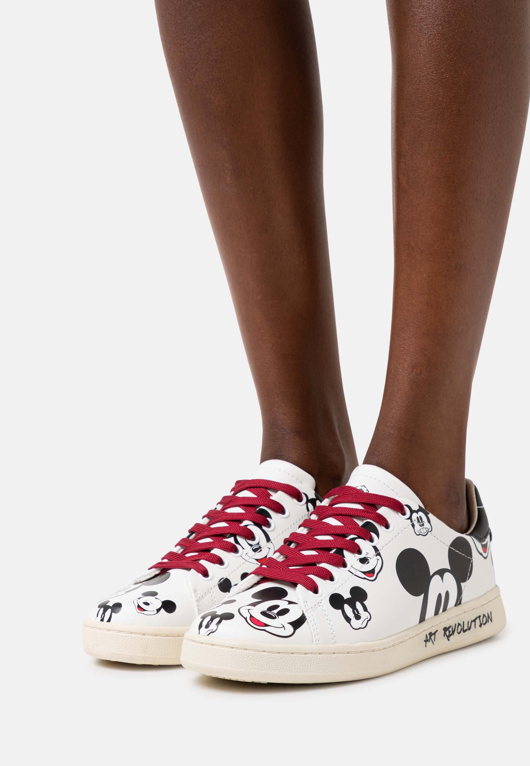 MOA - Master of Arts GALLERY MICKEY MOUSE PRINT - Sneakers laag - white/wit  - Zalando.be