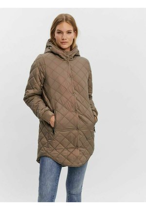 Vero Moda VMHAYLE REP - Manteau d'hiver - mottled brown, brown