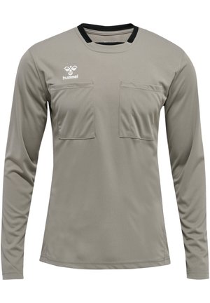 Hummel REFEREE CHEVRON JERSEY L/S - Sport T-shirt - steeple gray