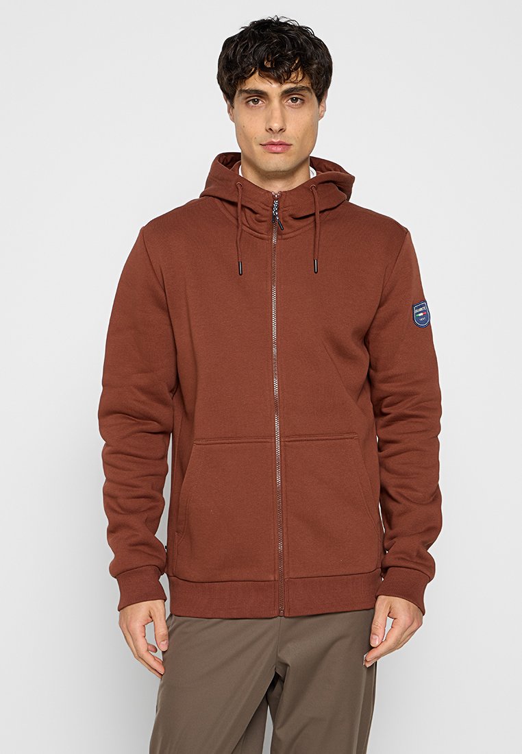 Dolomite Sweater met rits bruin