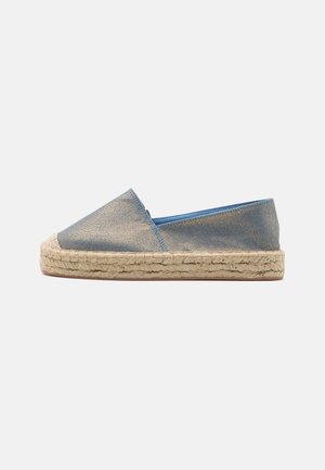 Espadrillos - coated denim