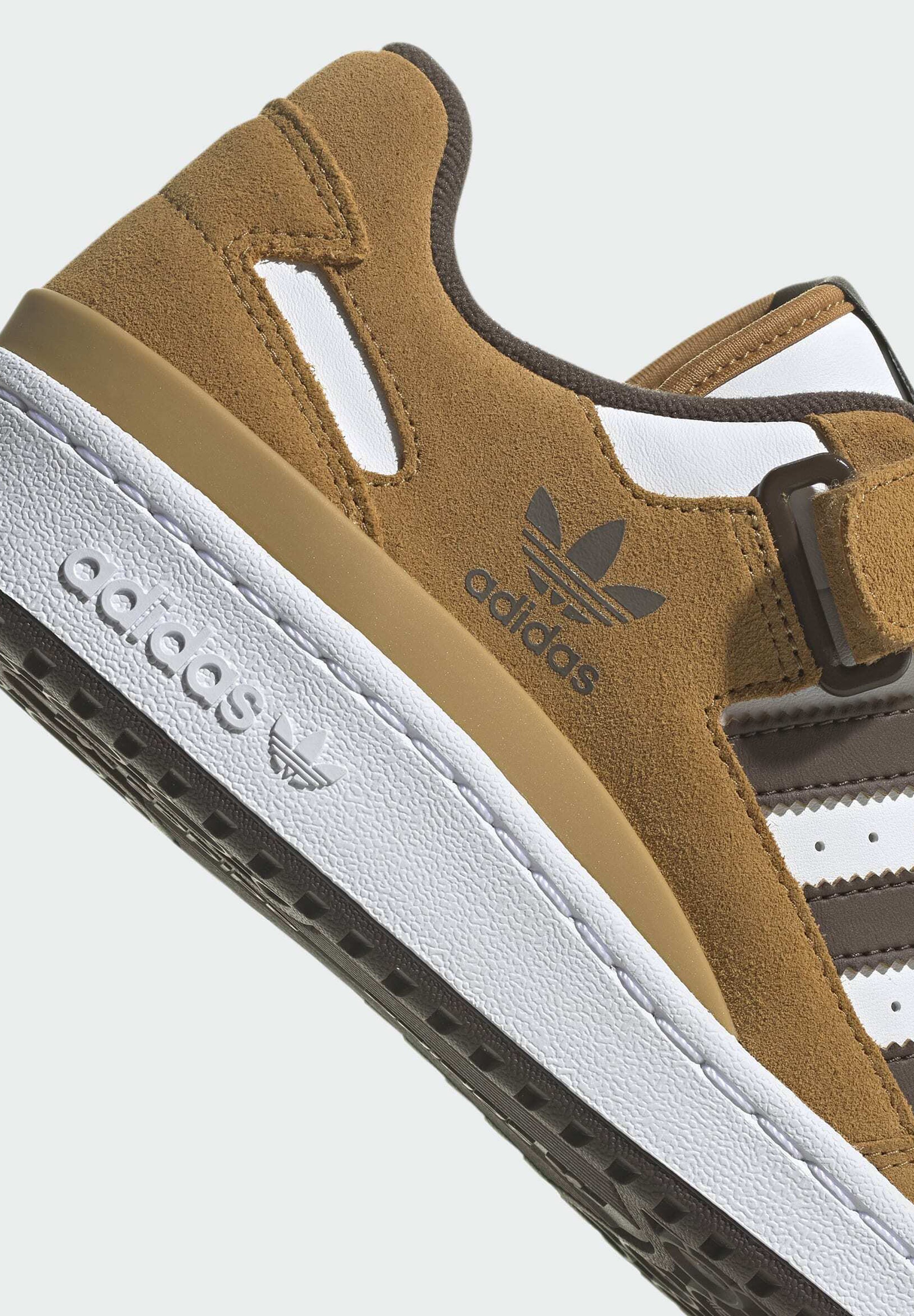adidas Originals FORUM LOW - Sneaker low - brown/lila - Zalando.de