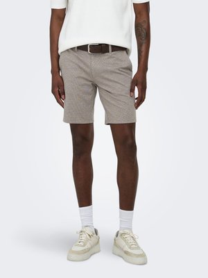 Only & Sons CHINO SHORTS ONSMARK SLIM FIT  - Shorts - chinchilla