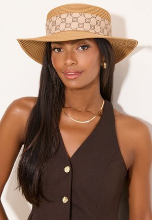 Lipsy, MONOGRAM  - Klobúk - natural