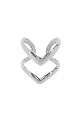 DOUBLE V - Anello - silver-coloured