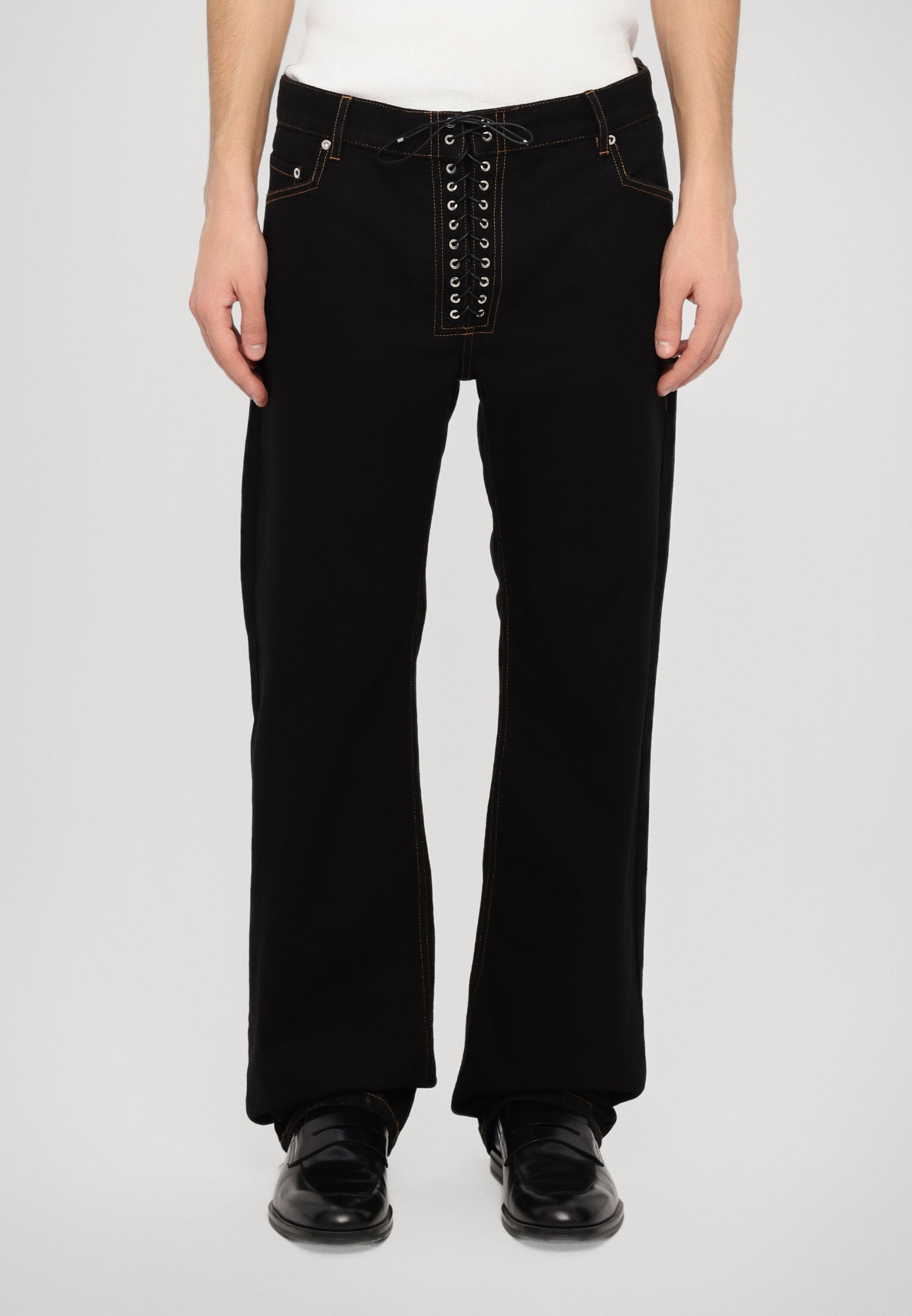 Ludovic de Saint Sernin LACE UP MENS UNISEX - Jeans a sigaretta