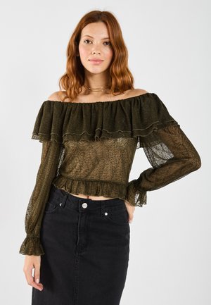 Long sleeved top - brown
