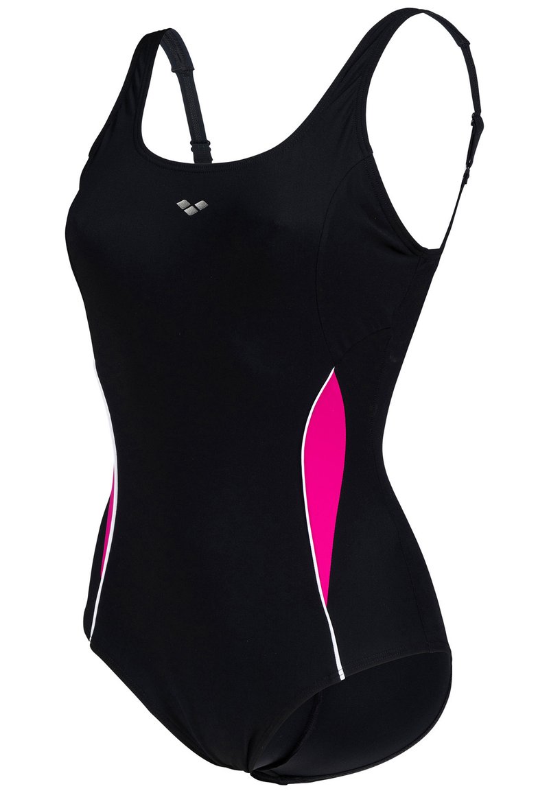 Arena Swimsuit schwarz pink/black Zalando