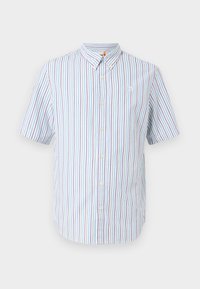 STRIPED SHORT SLEEVE SHIRT  - Chemise - white