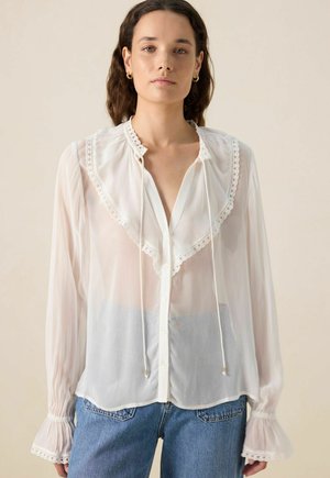 Overhemdblouse - weiß