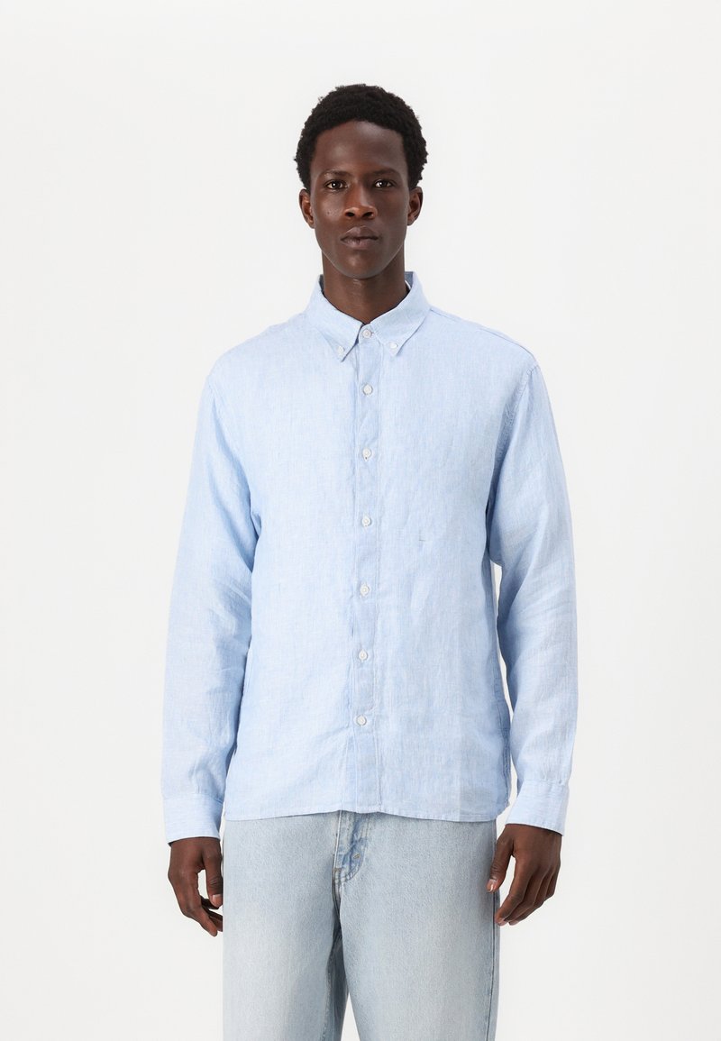 Abercrombie & Fitch LAYER ON - Košile - blue/white