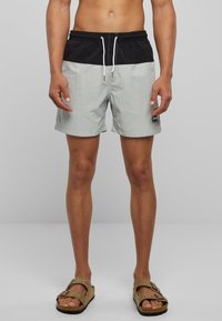 Urban Classics BLOCK  - Short de bain - lightasphalt black