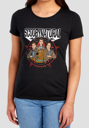 Cotton Soul, SUPERNATURAL SCOOBYNATURAL - Print T-shirt - black