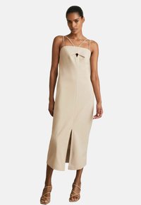 Reiss REGULAR FIT  - Denní šaty - stone neutral