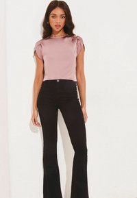 Lipsy - REGULAR FIT TULIP SLEEVE ROUND NECK  - Blouse - pink Thumbnail Image 1