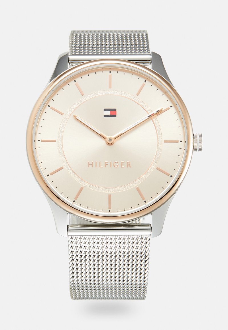 Tommy Hilfiger CASE BEZEL DIALBRACELET - Montre - silver-coloured