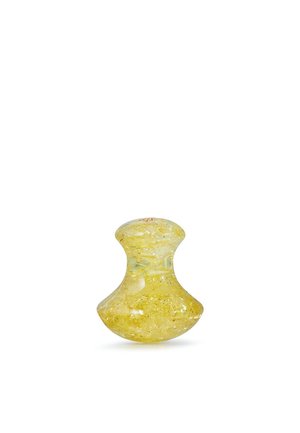 CITRINE AMBER MUSHROOM GUA SHA - Skincare tool - yellow