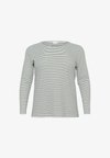 KCLong - T-shirt à manches longues - chalk black deep stripe