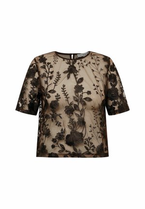 A-VIEW, BLOUSE - Camicetta - dark brown