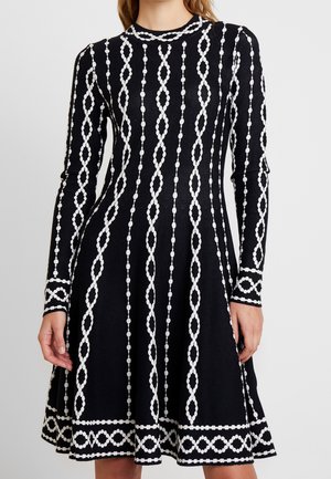 Gebreide jurk - black