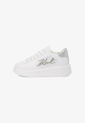 KARL LAGERFELD, KARL LAGERFELD SNEAKER ANAKAPRI SIGNATURE - Baskets basses - white