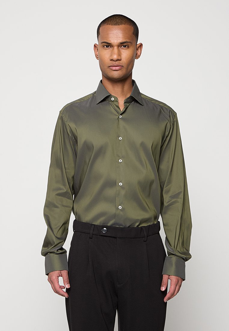 Eterna Zakelijk overhemd groen