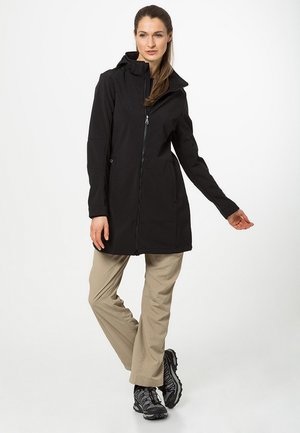 CMP WOMAN PARKA ZIP HOOD - Giacca softshell - nero