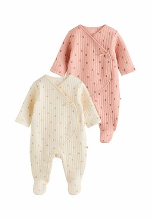 Next, REGULAR FIT - BABY SLEEPSUITS 2 PACK  . - Grenouillère - pink cream