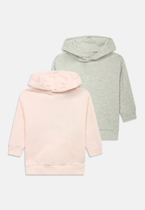 Friboo UNISEX 2 PACK - Hanorac - mottled light grey/light pink