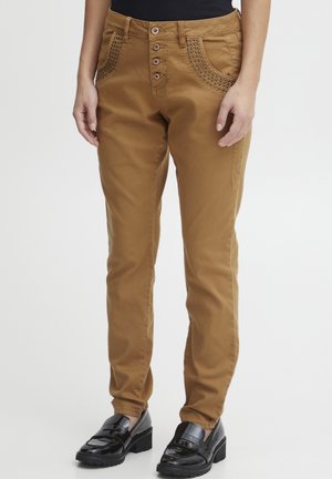 PZMELINA  - Straight leg jeans - tobacco brown