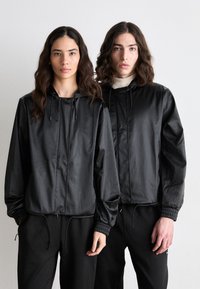 Rains - STRING JACKET UNISEX - Summer jacket - black grain Thumbnail Image 1
