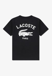Lacoste GRAPHIC CORE TEE - Print T-shirt - noir
