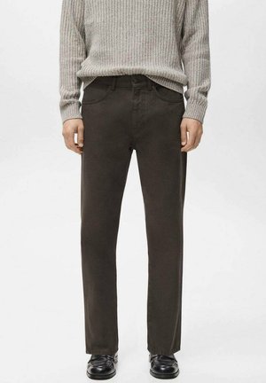 Jean droit - chocolate