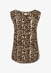 KCVILANA AMI - Blúzka - naturel leopard print
