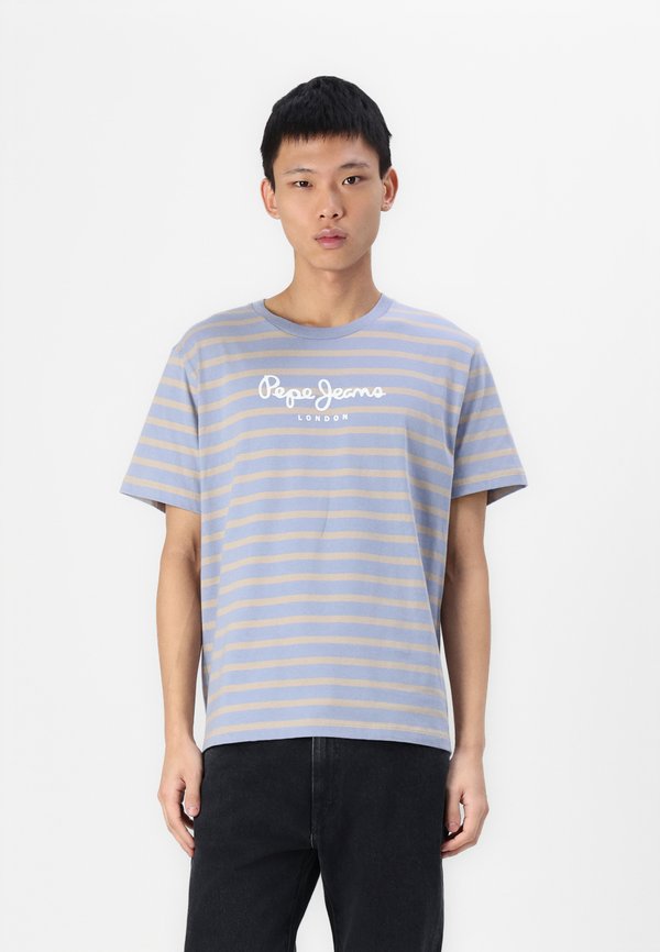 STRIPED EGGO - Print T-shirt