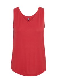 V-NECK - Top - red