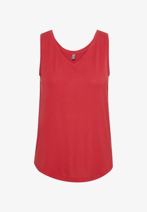 Culture, CULTURE V-NECK TANK TOP. - Top - red