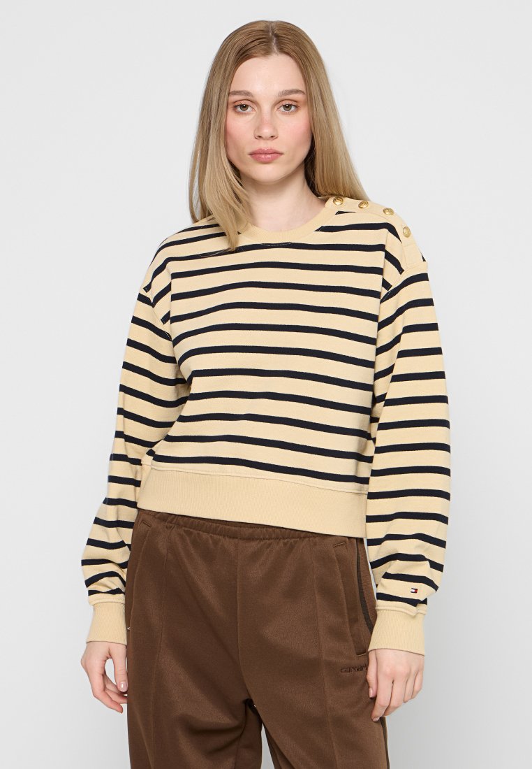 Tommy Hilfiger Sweater zandkleur Tommy Hilfiger Sweater zandkleur