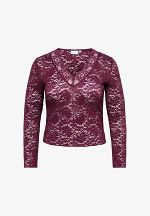 ONLY Carmakoma, CARNIKKA L/S LACE TOP JRS NOOS - Camicetta - fig