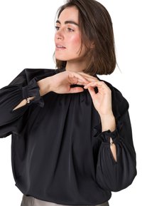 zero MIT STEHKRAGEN - Blouse - black beauty