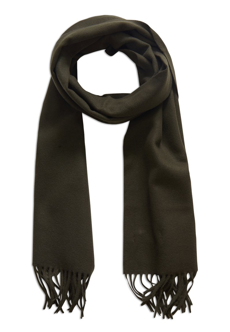 Oscar Jacobson Sjaal - deep olive green