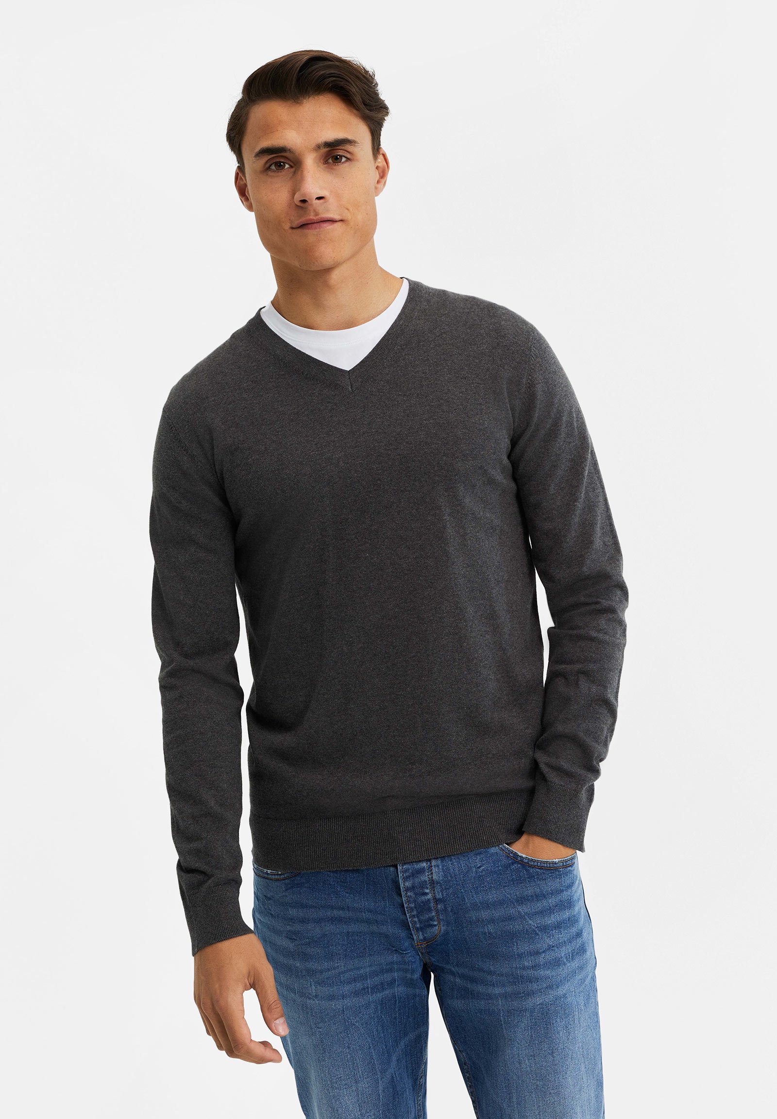 WE Fashion Sweater - blended dark grey 