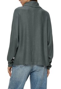 s.Oliver MIT STRUKTUR - Sweater - olivgrün