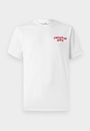 FRUITS OF LOVE UNISEX - T-shirt imprimé - white