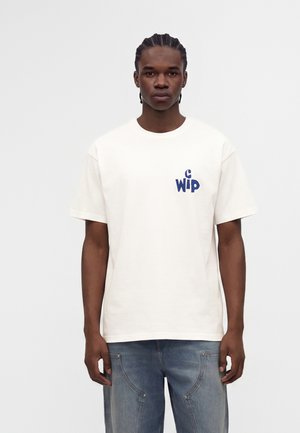 Carhartt WIP, CUTOUT - Тениска с щампа - white